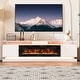 preview thumbnail 14 of 97, 70"/80" Modern Fireplace TV Stand with 36" Electric Fireplace