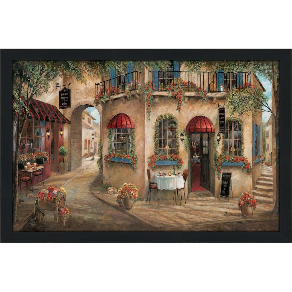 "Ginos Pizzaria" by Ruane Manning Print on Acrylic