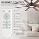 preview thumbnail 11 of 19, 72" Large Ceiling Fan with 3CCT Dimmable LED Light and Remote(8 Reversible Blades）