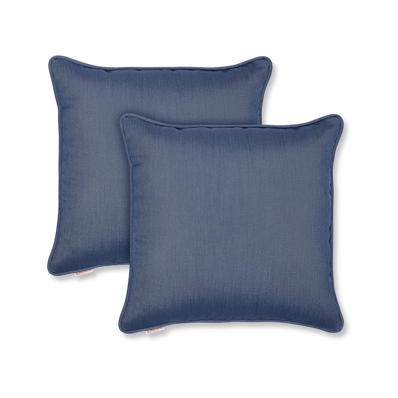 Sunbrella by Austin Horn Classics Corded-Edge Filled Pillow (Set of 2)