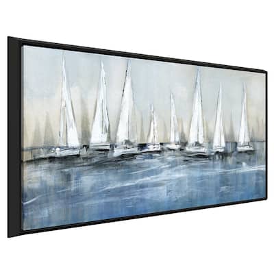 "Waiting for the Sun" Print on Floating Canvas