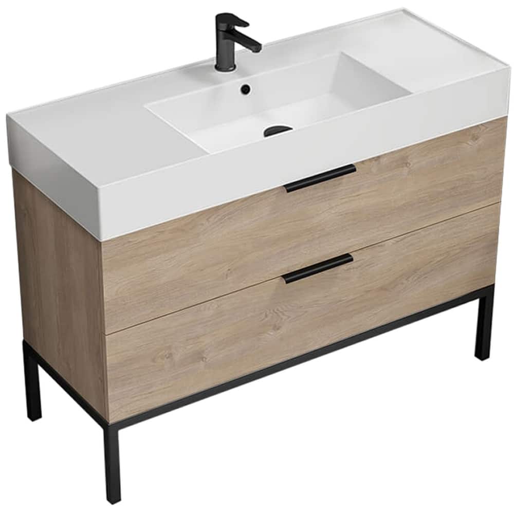 Nameeks Derin-4818 Derin 48" Free Standing Single Basin Vanity Set