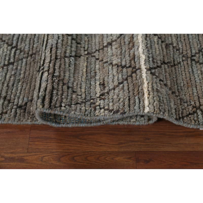 Trellis Moroccan Area Rug Handmade Wool Carpet - 6'6"x 10'0"