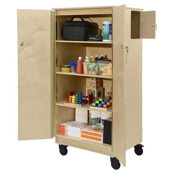 Contender Teacher's Four Cubby Durable Locking Cabinet- Ready to ...