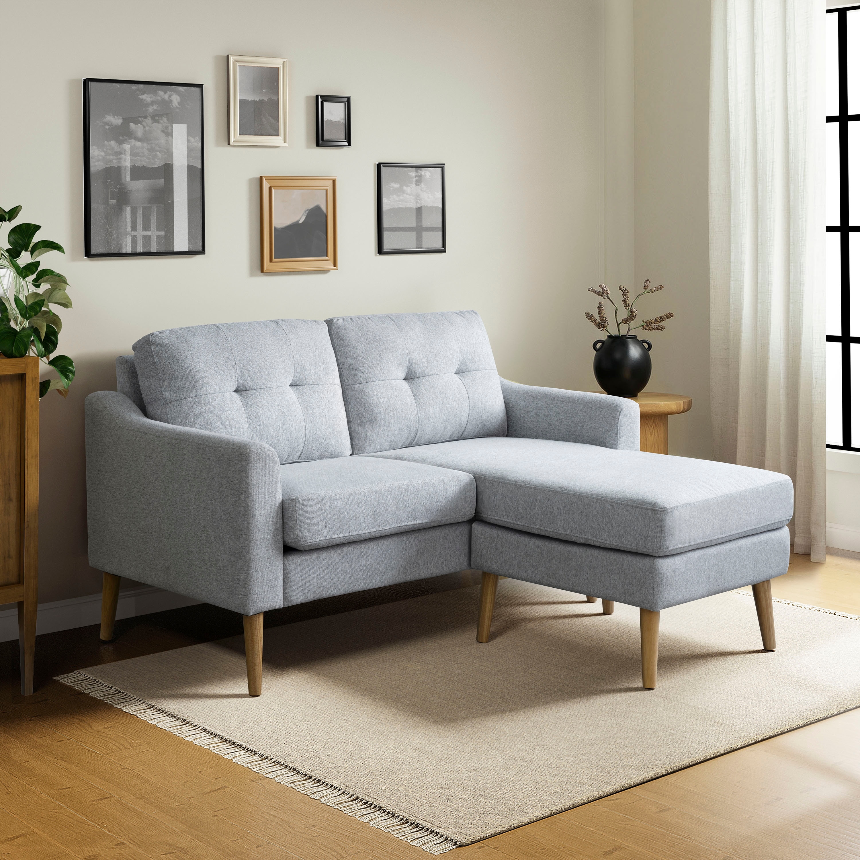 Modular loveseat clearance with ottoman