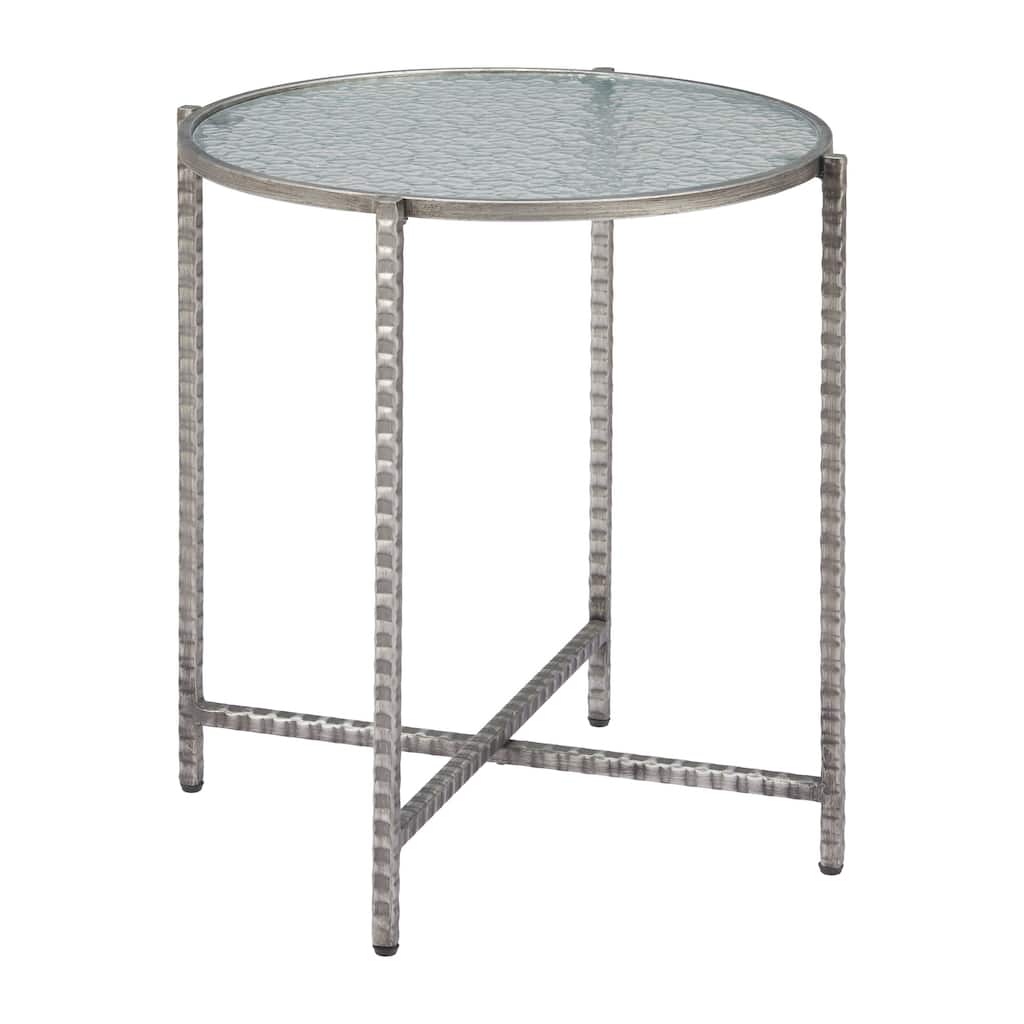 Vetro Side Table Silver