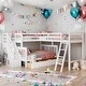 preview thumbnail 2 of 44, L-Shaped Twin over Full Bunk Bed With 3 Drawers,Ladder and Staircase