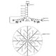 preview thumbnail 15 of 26, Modern Sputnik Chandelier Gold Glam K9 Crystal Chandelier Pendant Light