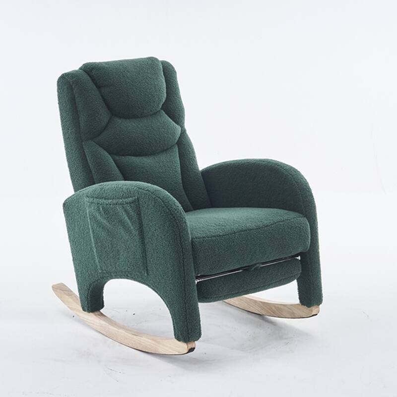 Teddy Rocking Chair With Adjustable Footrest
