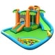 preview thumbnail 10 of 9, Costway Inflatable Water Slide Park Kid Bounce House Splash Pool - See Details