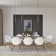 preview thumbnail 1 of 5, Midtown Concept Brune 9pc Wood Indoor Dining Set