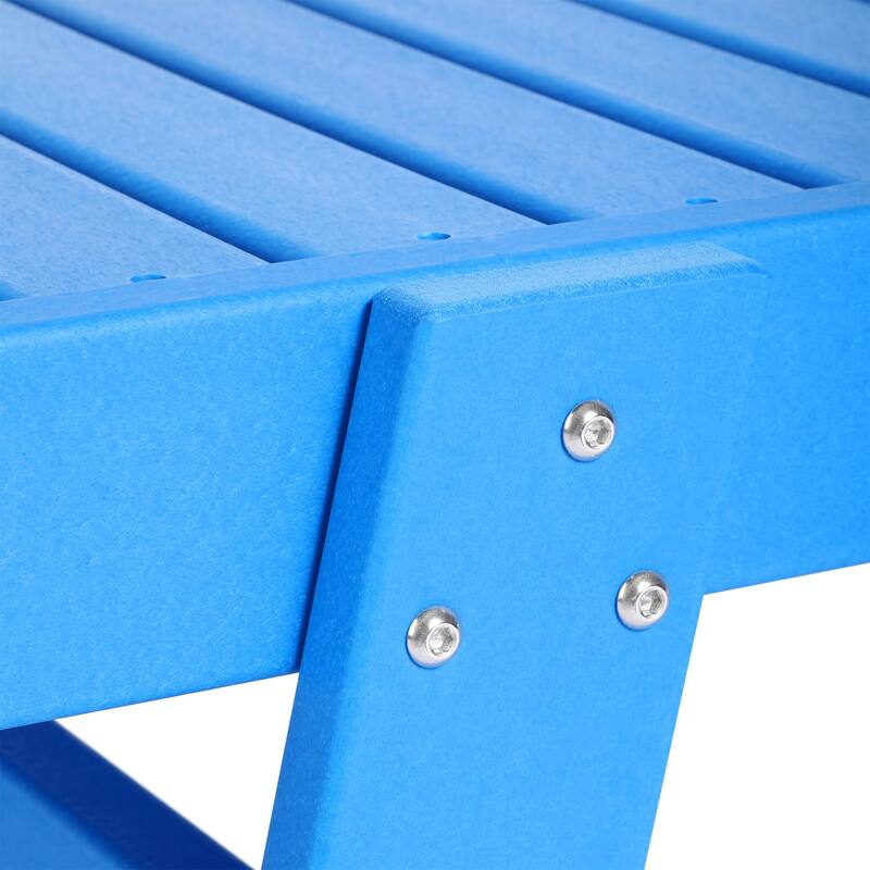 Laguna Hdpe All Weather Outdoor Patio Pool Reclining Chaise Lounge