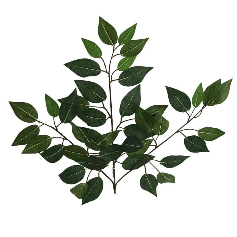 Artificial Deluxe Ficuse Spray 3 stem with 42 leaves - ABN5G001-GRN