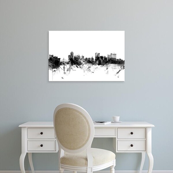Easy Art Prints Michael Tompsett's 'Winnipeg Canada Skyline' Premium Canvas Art