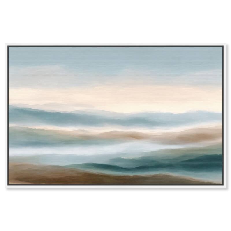 Nuance of the Range II Canvas by Art Remedy - 54" x 36" - White