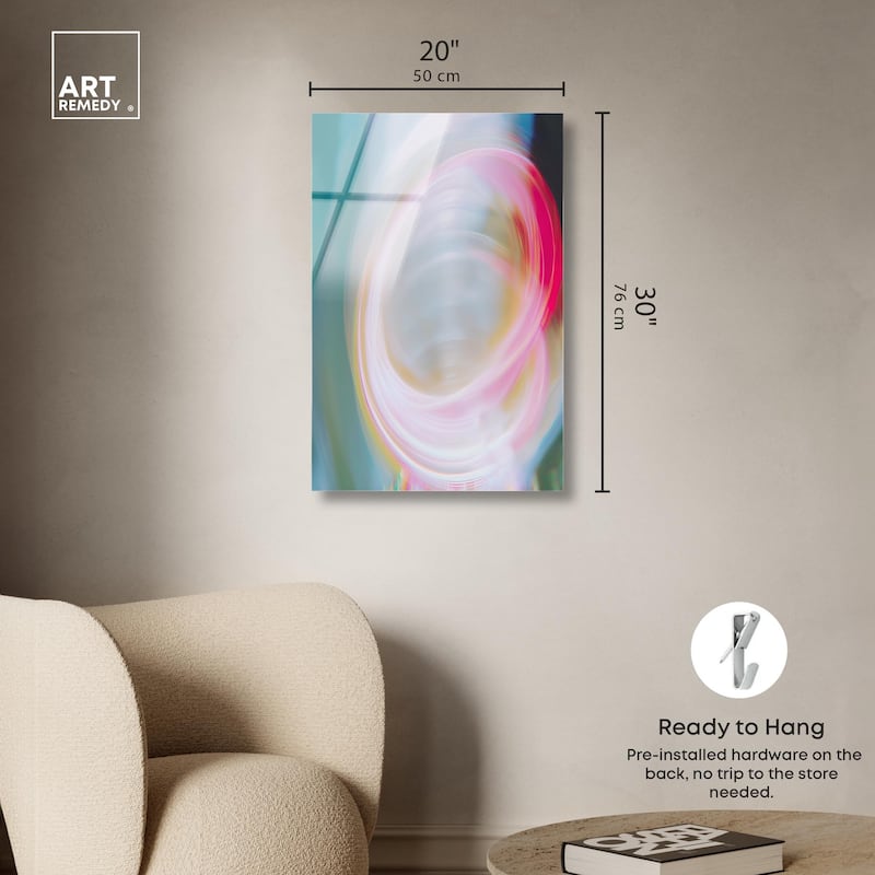Swirling Light III Acrylic by Art Remedy, Ready to Hang
