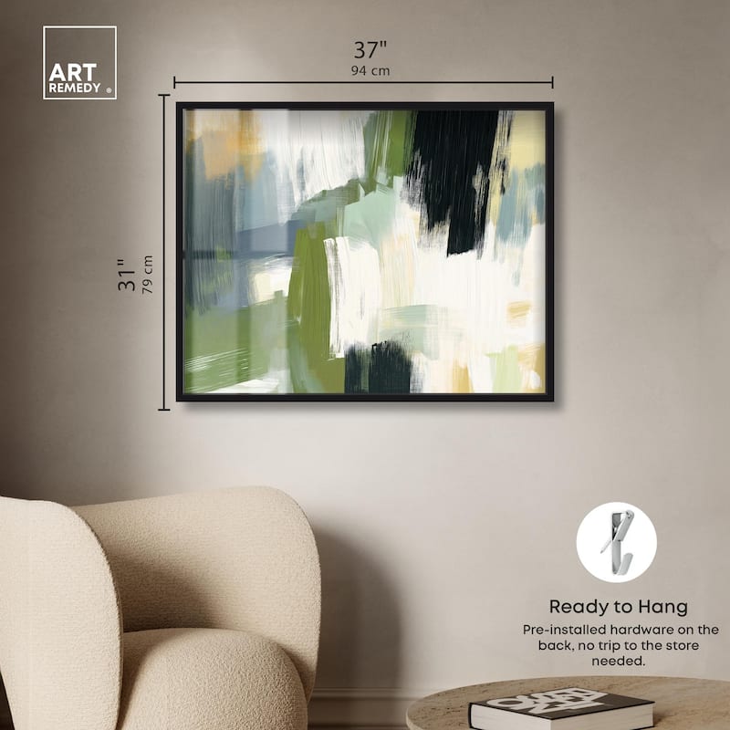 Moss Layers I Shadowbox by Art Remedy