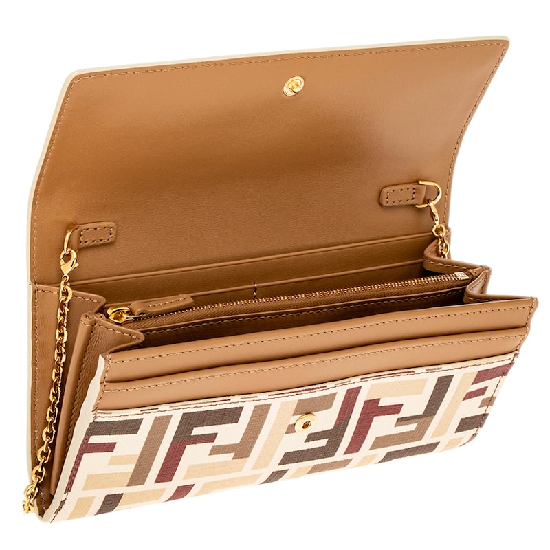 Fendi Continental Wallet with Chain