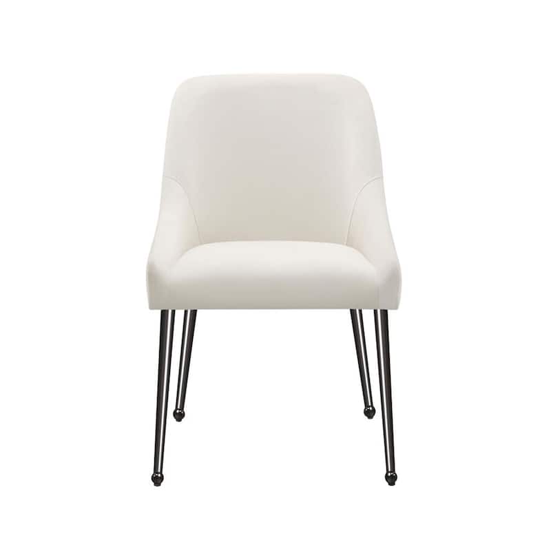 Set of 2 Velvet Upholstered Dining Side Chairs
