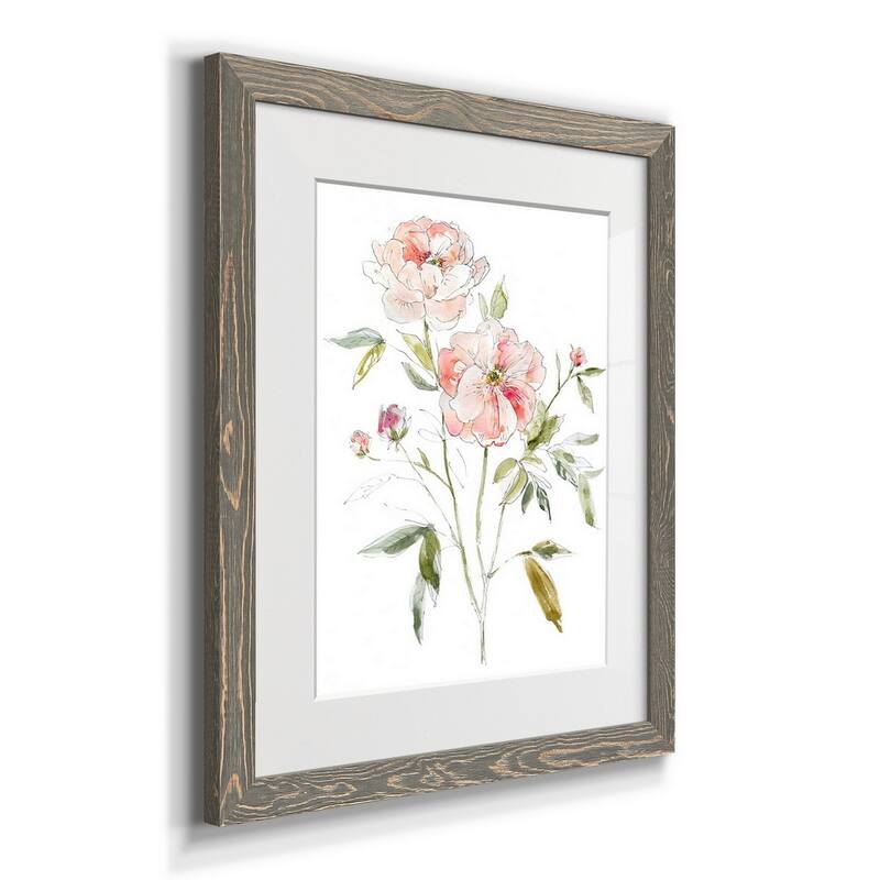 Sketchbook Cottage Rose I-Premium Framed Print - Ready to Hang