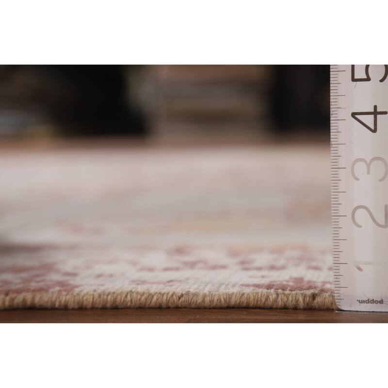 All-Over Abstract Rug Handmade Wool Carpet - 7'9"x 9'10"