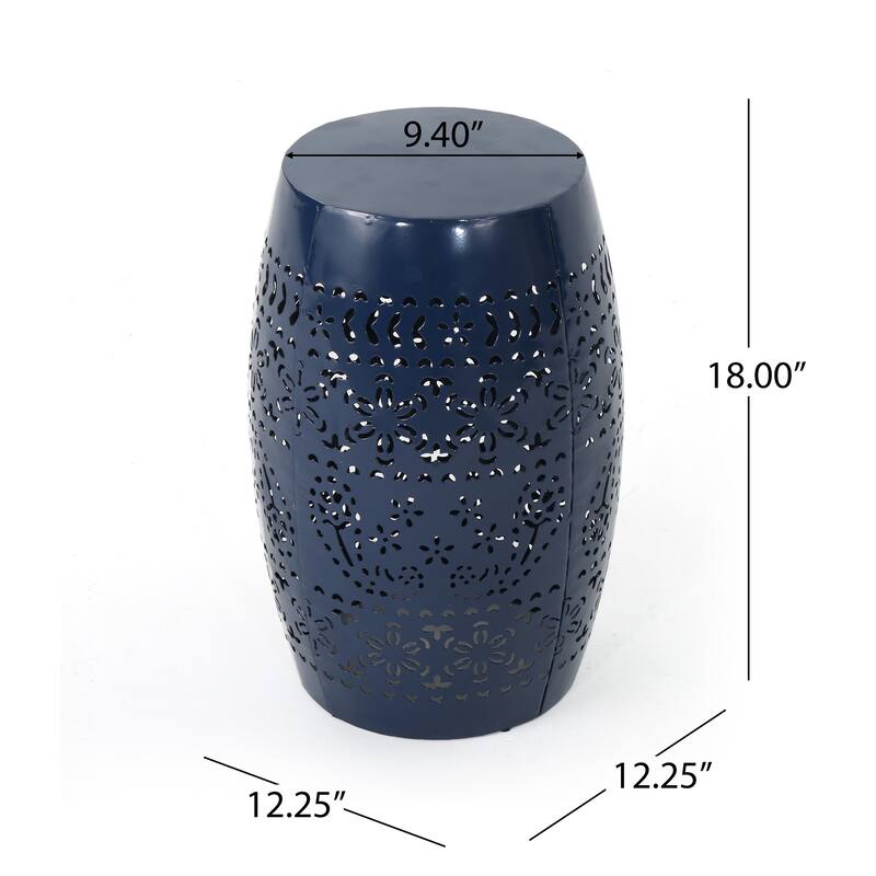 Christopher Knight Home Apollos Indoor 12" Lace Cut Iron Side Table