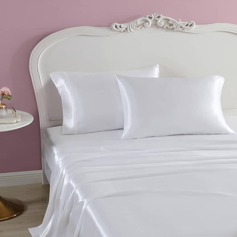 Betsey Johnson Satin Sheet and Pillowcase Sets