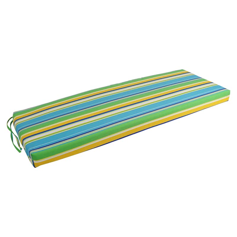 Blazing Needles 54-inch All-Weather Bench Cushion - 54 x 19