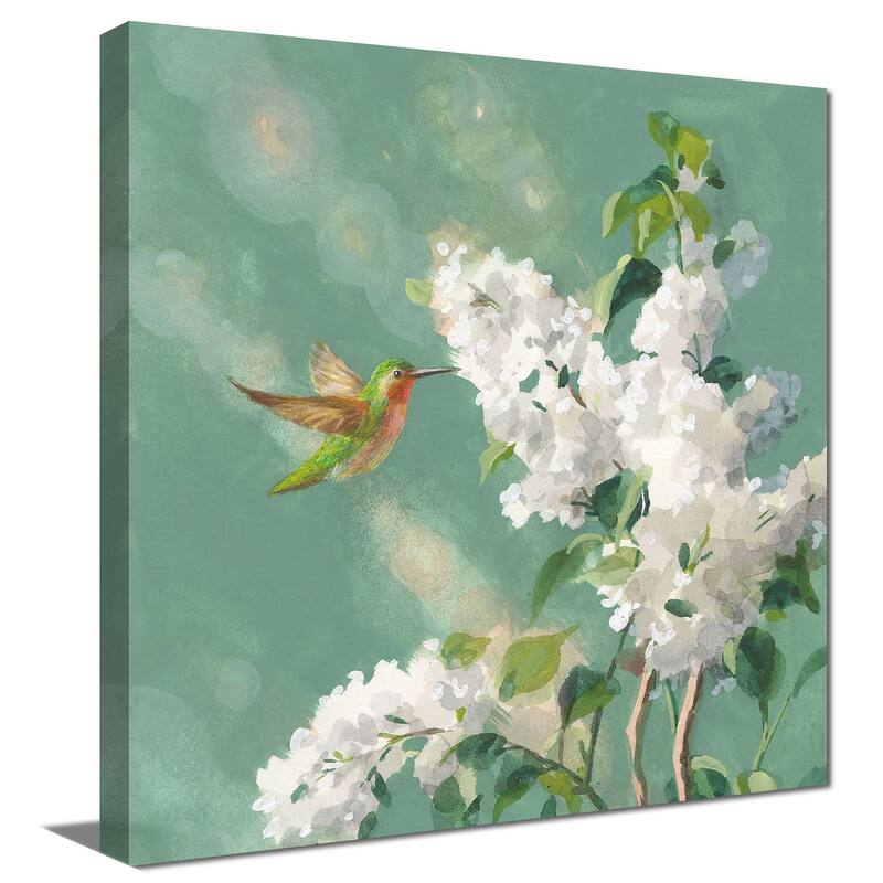 "Hummingbird Spring I" by Danhui Nai Print on Canvas