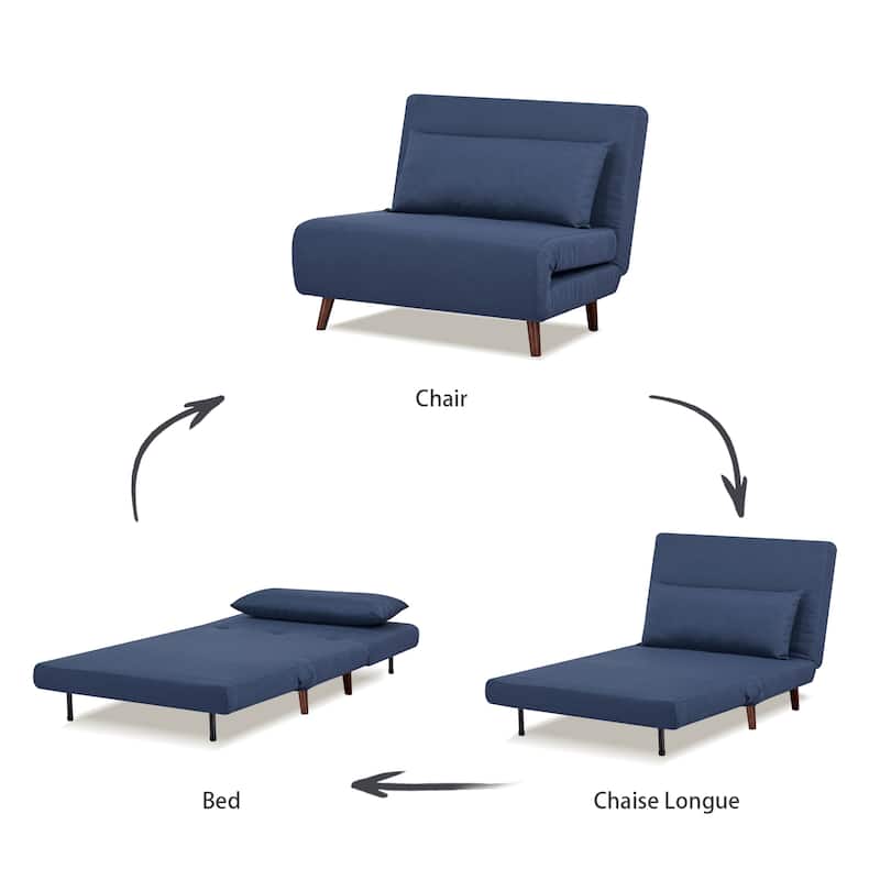 Artdeco Home - Tustin Upholstered Convertible Lounge/ Sleeper Chair