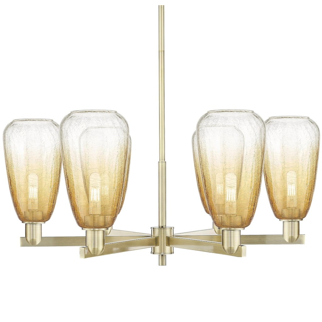 Innovations Lighting 716-6CR-15-24 Brookhaven Almond Chandelier