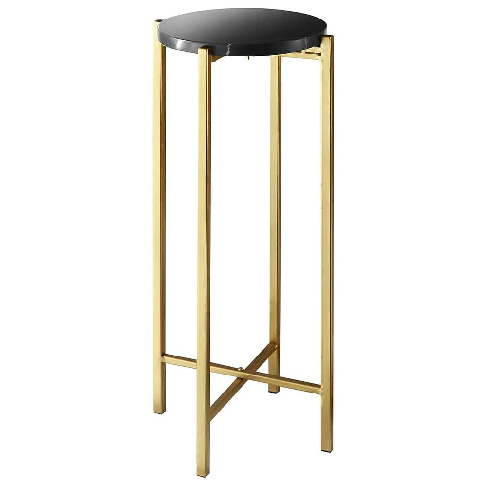 Urban Lifestyle Marble Collapsible Accent Drink Table