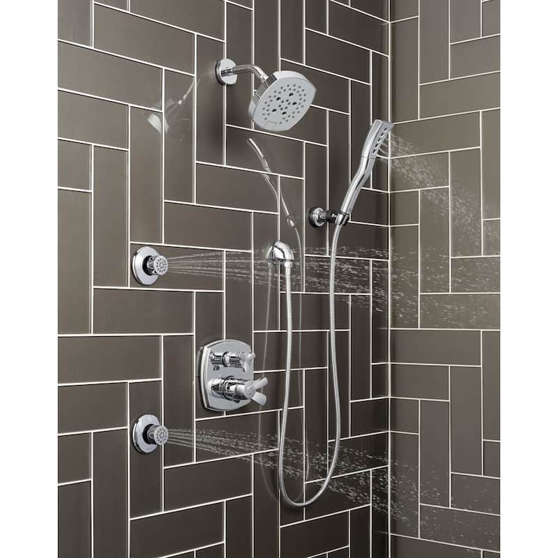 Delta Stryke Integrated Diverter Trim Cross Handle