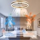 preview thumbnail 30 of 118, 20"/24"/72" Oaks Aura Cotti Low Profile Dimmable Smart Ceiling Fan with Lights 6-Speed Flush Mount Modern Remote