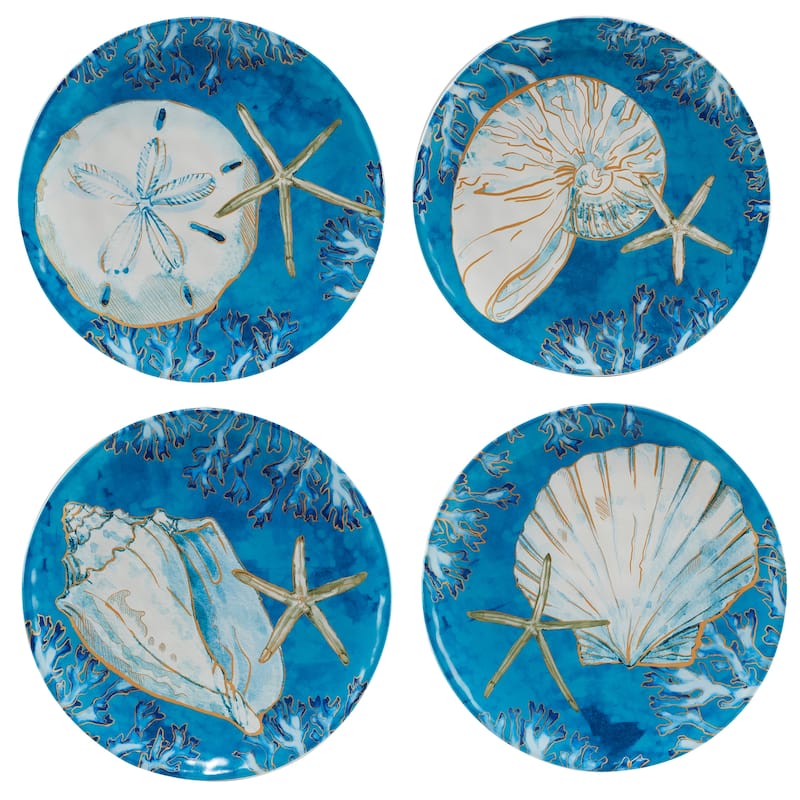 Certified International Playa Shells 16-piece Dinnerware Set, Service for 4