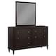 Option Dresser with Mirror (Brown)
