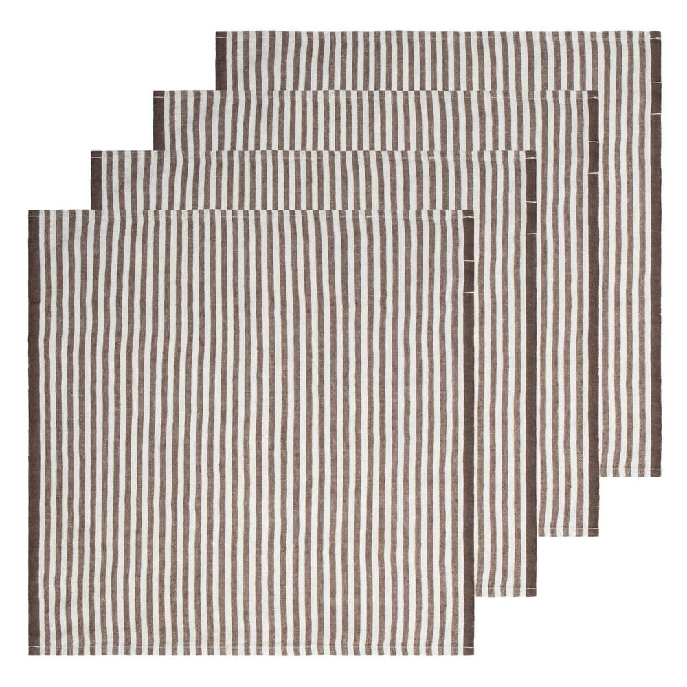 Caravan Ticking Stripe Napkins - Set of 4