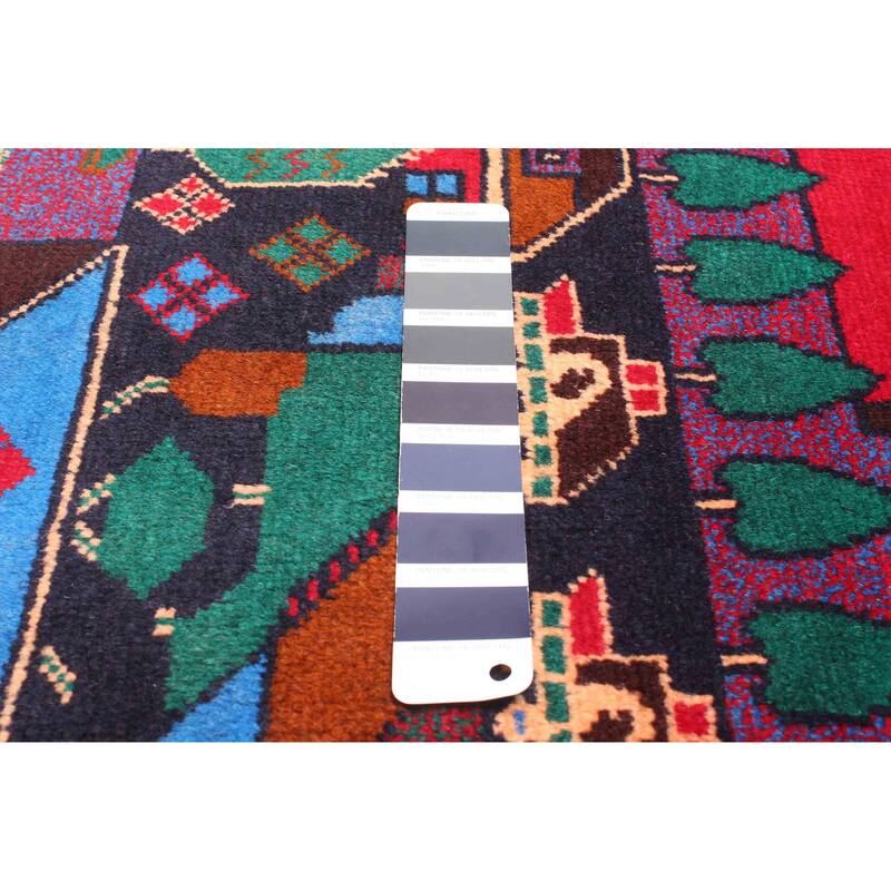 ECARPETGALLERY Hand-knotted Teimani Dark Navy Wool Rug - 2'10 x 4'5