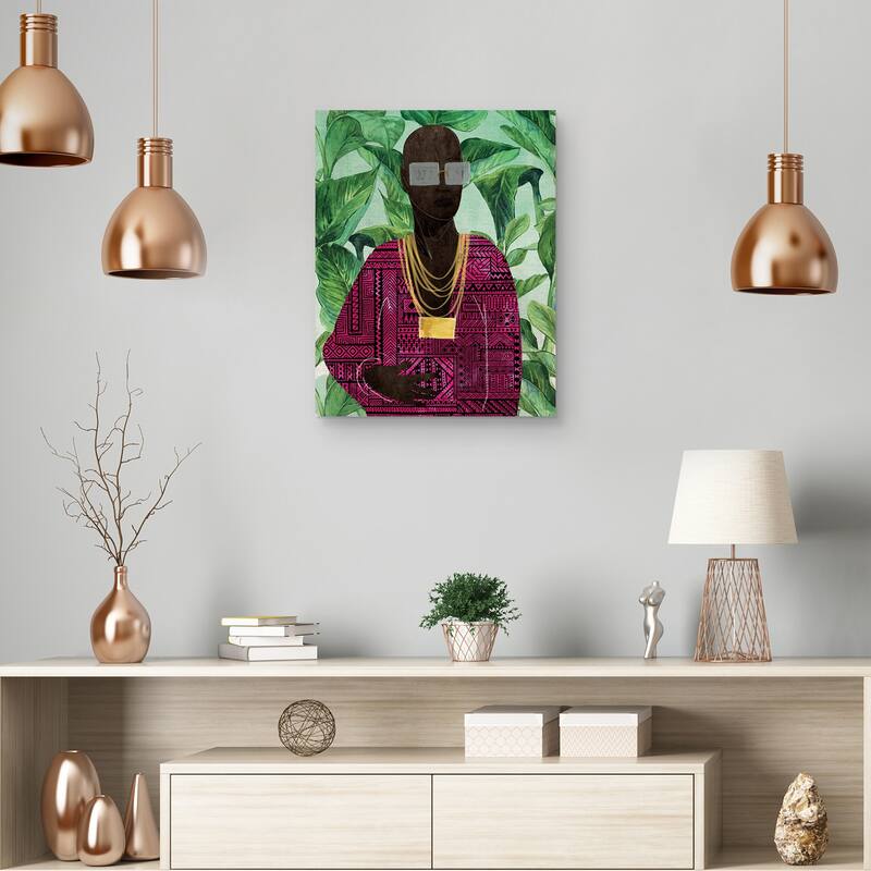 Modern Turban King 16 by Nikki Chu Canvas Art Print
