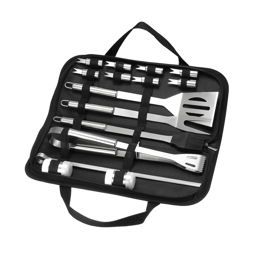 BBQ Grill Tool Set - Stainless Steel Barbecue Grilling Accessories