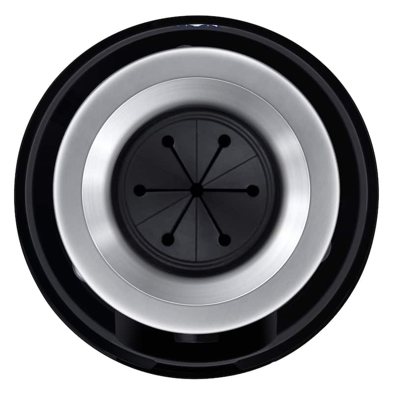 Eco Logic Premium Garbage Disposal with Brushed Nickel Stopper and Flange Kit - Brushed Nickel Sink Flange - 1-1/4 HP