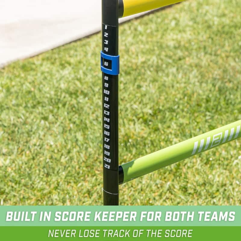 GoSports Pro Grade Ladder Toss Indoor / Outdoor Game Set with 6 Soft Rubber Bolo Balls