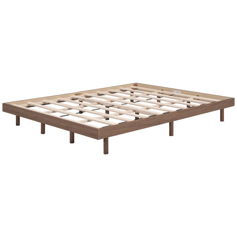 Nestfair Modern Design Queen Floating Platform Bed Frame