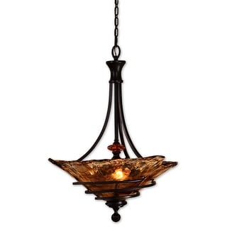 Uttermost 3 Light Bowl Pendant from the Vitalia Collection