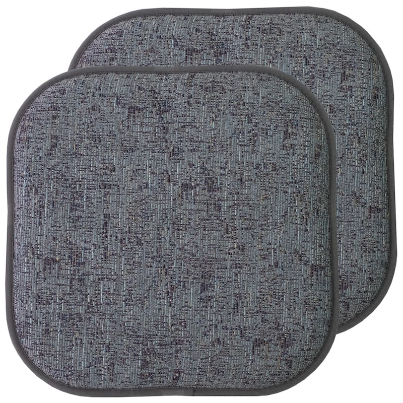 Sweet Home Collection Broadway Memory Foam Non Slip Back Chair Pad Cushion - 16"x16"