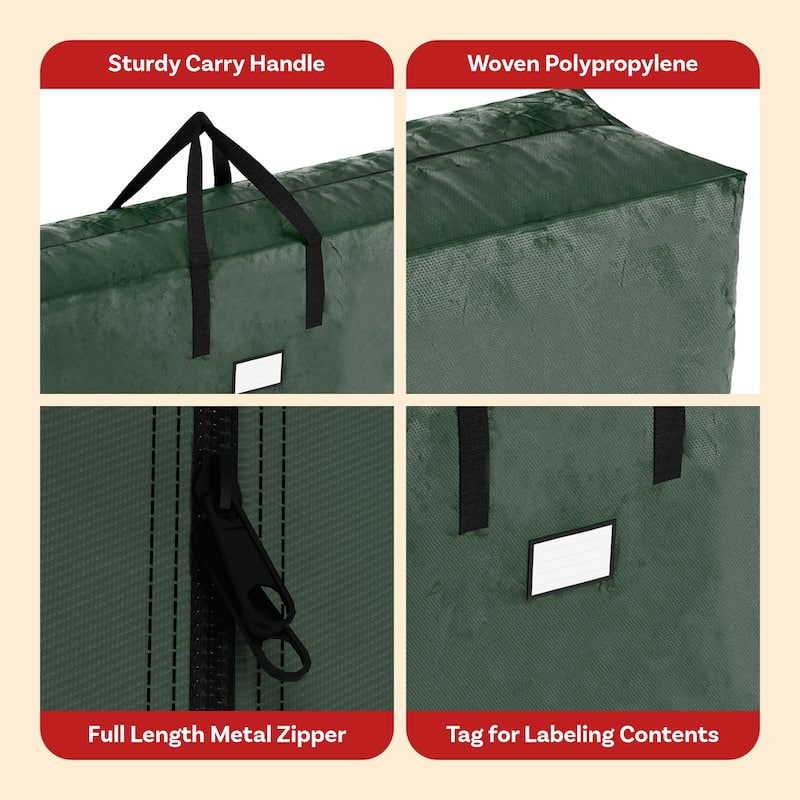 Christmas Tree Storage Bag - Protects Holiday Decorations & Artificial Trees by Elf Stor