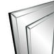 preview thumbnail 2 of 4, Allan Andrews Del Noble Silver Rectangular Mirror - 40 x 28 x 1