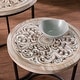 preview thumbnail 2 of 2, SEI Furniture Serrania Eclectic White Wood Accent Tables (Set of 2)