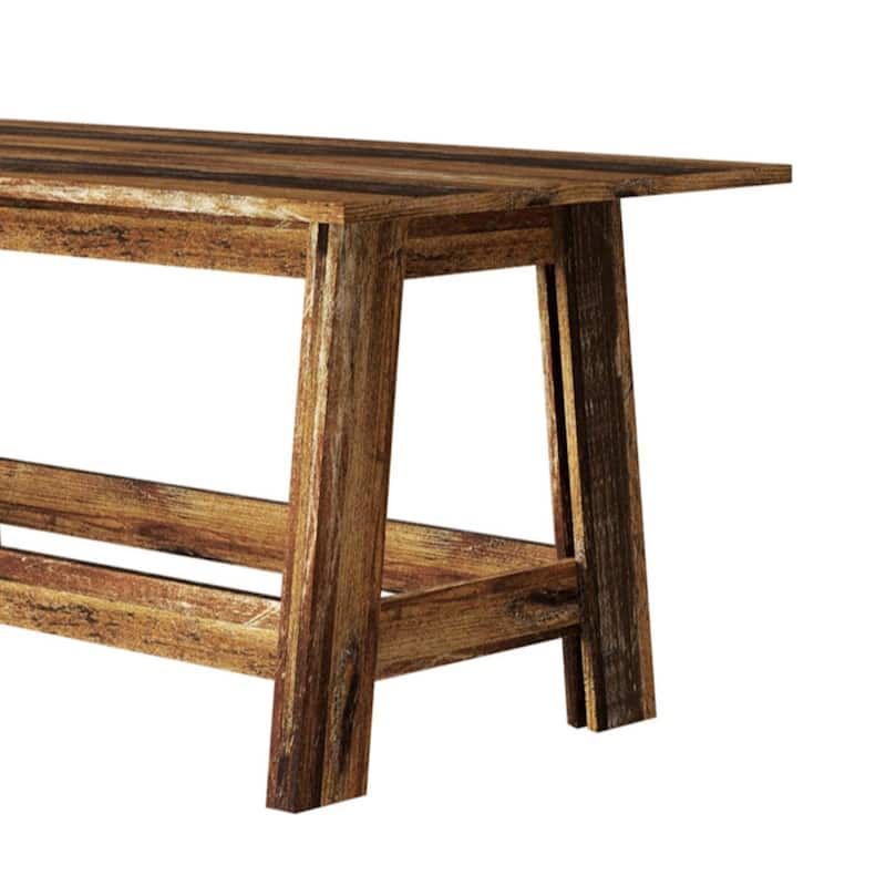 CraftPorch Rustic 2-Pieces End Tables with Coffee Table