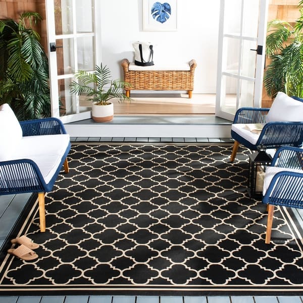 5x8 Water Resistant, Indoor Outdoor Rugs for Patios, Front Door